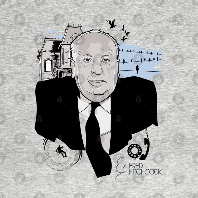 Alfred Hitchcock the King by Frajtgorski